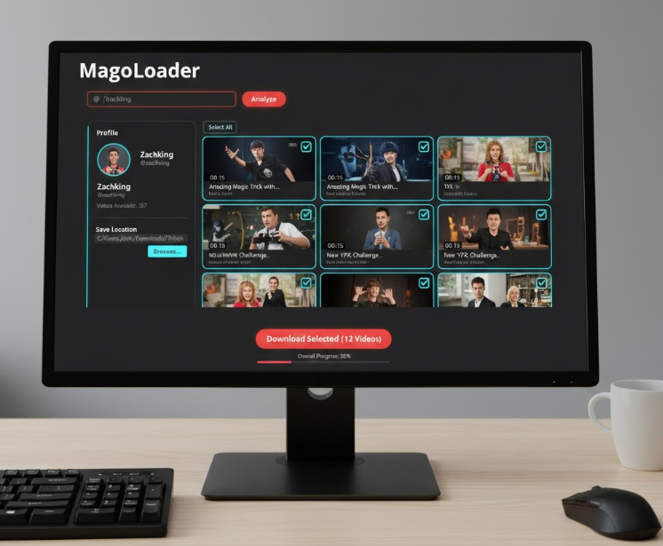 MagoLoader: Herramienta para Descargar Perfiles Completos de TikTok sin Marca de Agua