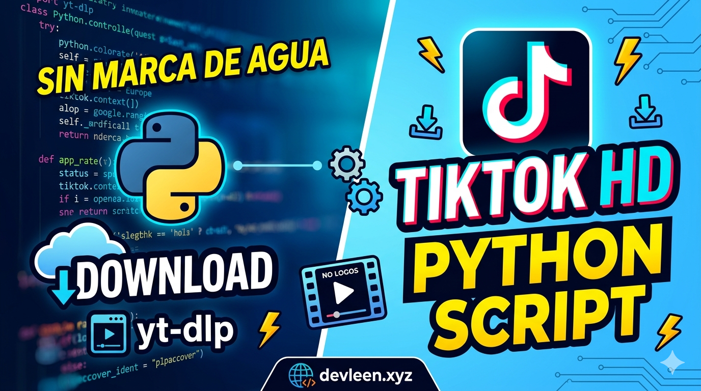 Script para descargar videos de TikTok sin marca de agua